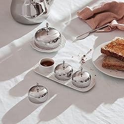 Alessi "Dressed" Three-Section Jam Tray in