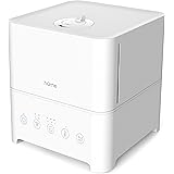 hOme Cool Mist Humidifier Diffuser - Ultrasonic Personal Portable Humidifier for Bedroom with Warm Mist Option Aroma Oil Diffuser 4 Liter Water Tank Filter Free Humidifiers for Small Room or Office