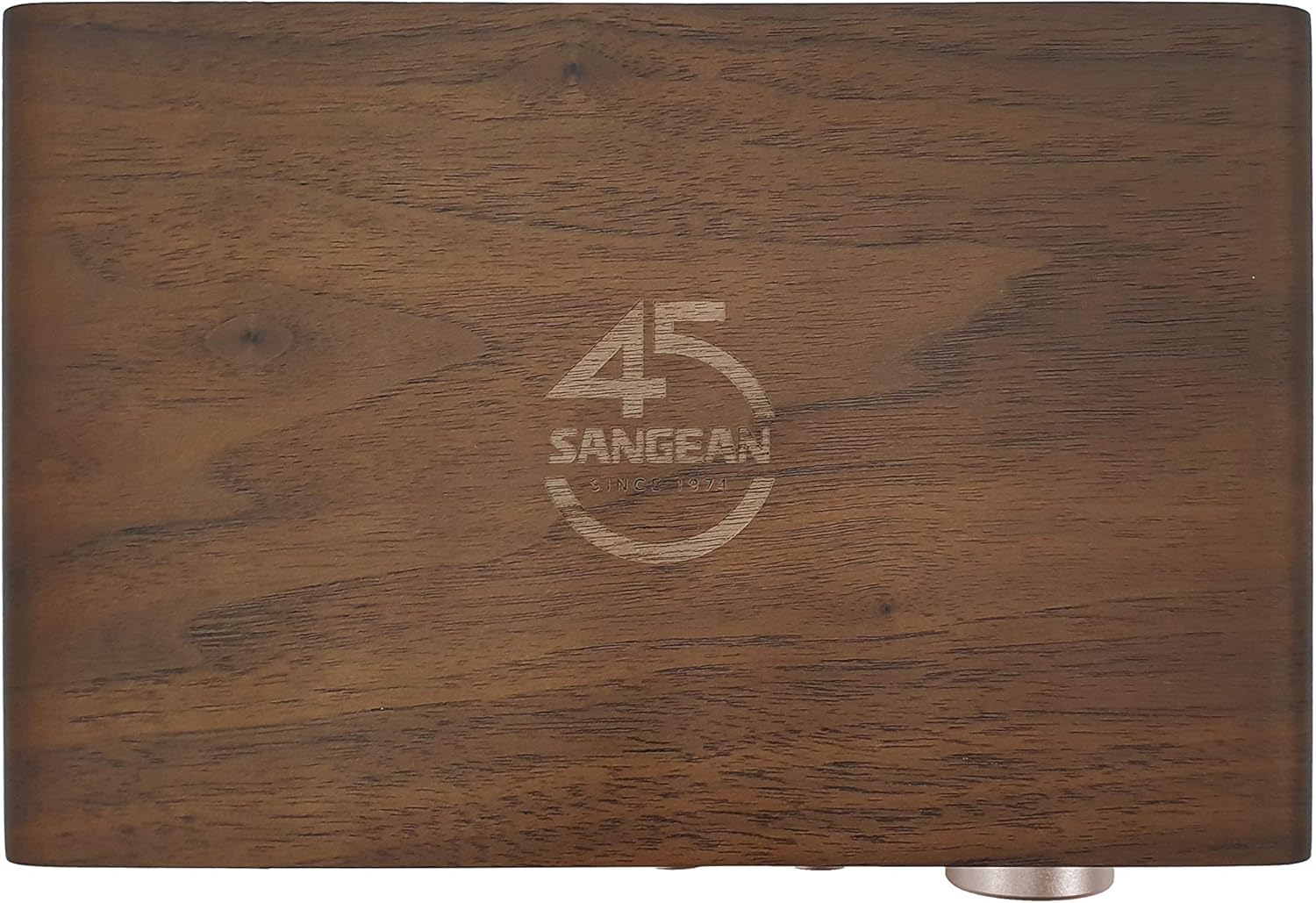 Sangean WR-16SE 45th Anniversary Special Edition AM/FM/Bluetooth/Aux-in/USB Phone Charging Dark Walnut Wooden Cabinet Radio with Rose Gold Face Plate: Electronics
