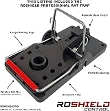 ROSHIELD Rat Traps 2 Pack Heavy Duty Instant Kill Professional Quality view 5