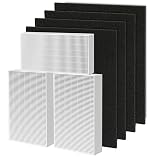 HPA300 HEPA Filter Replacement for Honeywell HPA300 Series Air Purifiers HPA300, HPA300VP, HPA304, HPA3300, Replace HRF-R3 (3 Ture HEPA R Replacement Filter + 4 Activated Carbon Pre-Filter)