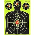 Splatterburst Targets - 18 x 24 inch - Silhouette Splatter Target - Easily See Your Shots Burst Bright Fluorescent Yellow Upon Impact - Made in USA