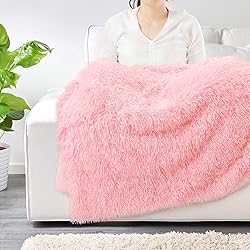 Vasofe Warm Shaggy Sherpa Blankets Fluffy Soft