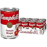 Campbell's Condensed Tomato Bisque Soup, 10.75 oz Can (12 Pack)