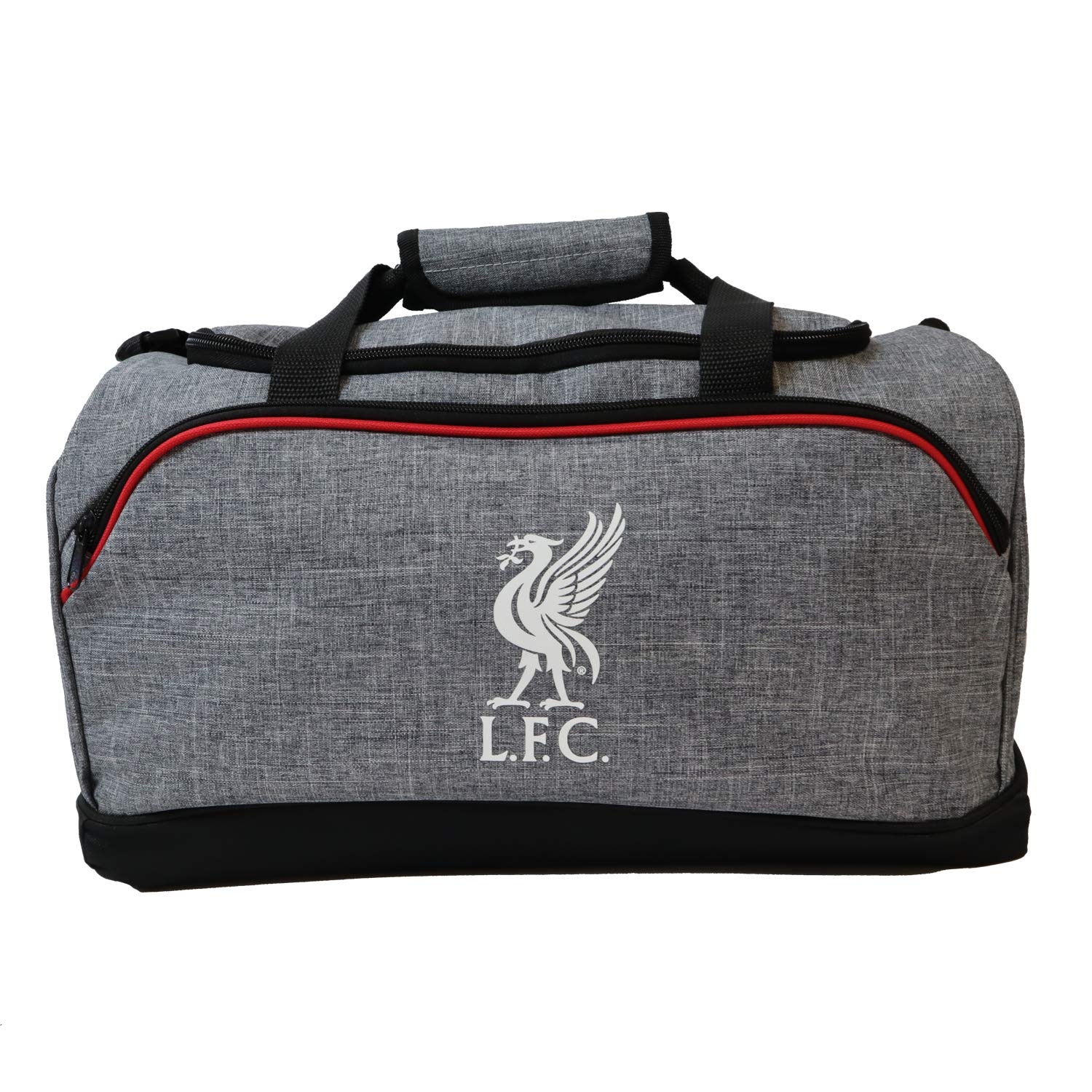 FOCO Officially Licensed Liverpool FC Grey Duffle Bag