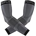 TOFLY Compression Arm Sleeves Elbow Braces (1 Pair), 20-30 mmHg Graduated Compression Arm Braces Support for Tennis Elbow