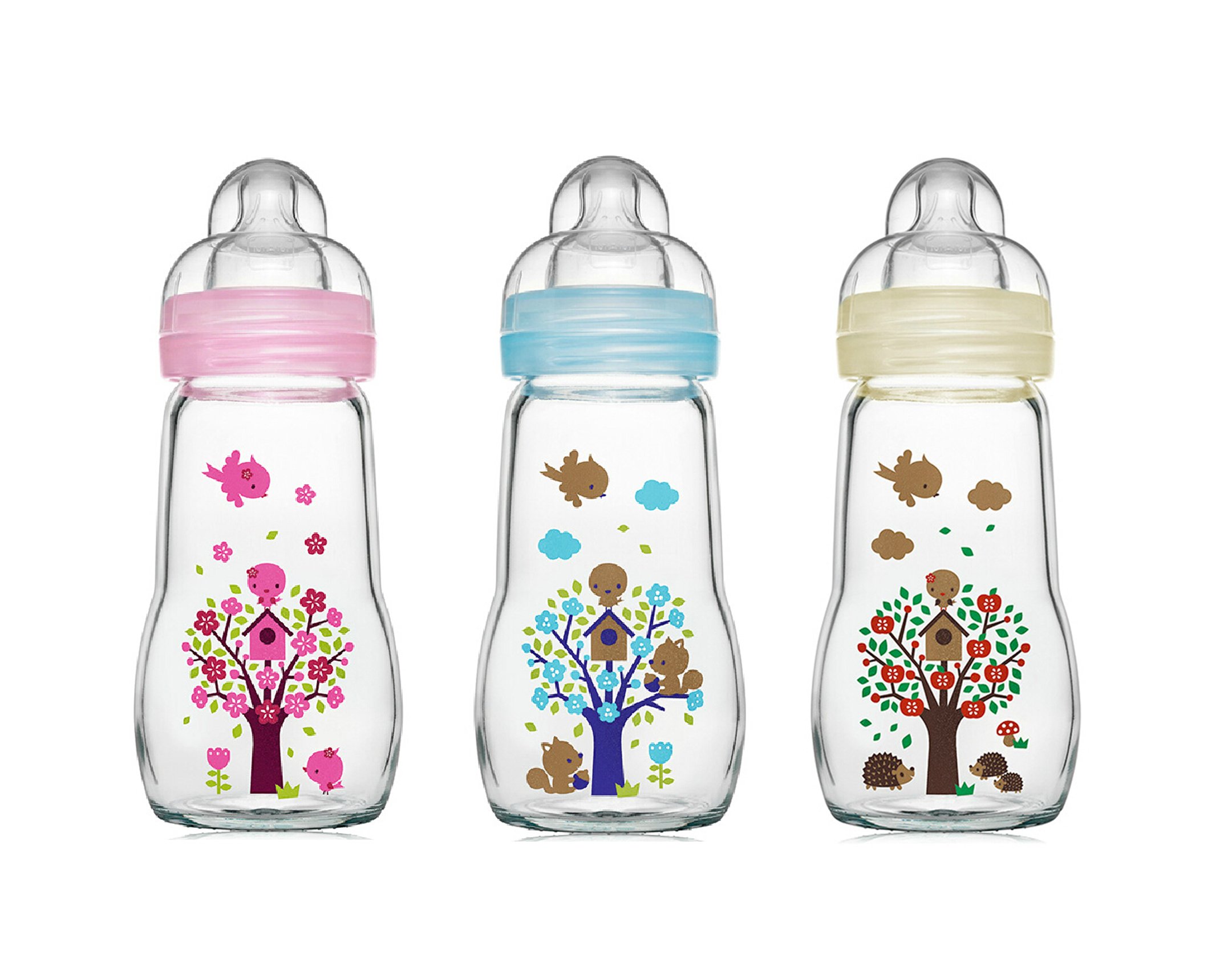 mam glass bottles