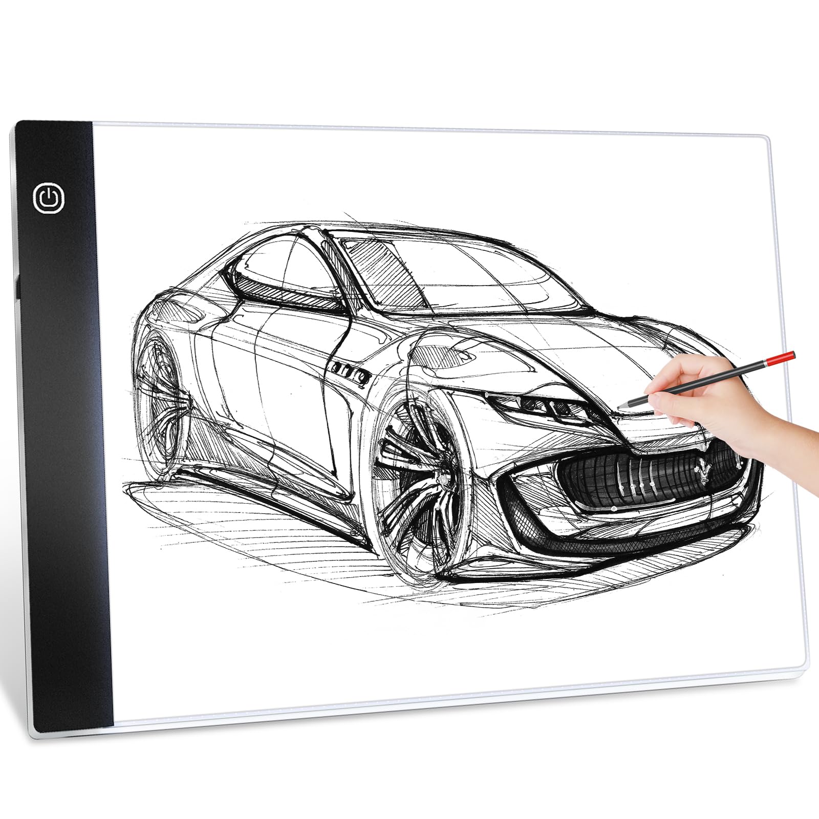 Guiseapue A3 Diamond Art Light Board, Ultra-Thin Light Pad for Painting, Light Table Tracing Light Box for Drawing, Tattoo, Weeding Vinyl, Sketching, Painting Accessories Gifts for Her, Kids, Him