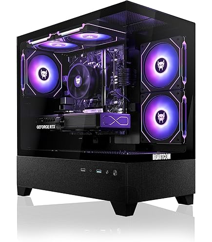 Amazon.com: Gaming PC Desktop RTX 4060 8GB AMD Ryzen 7 5700X
