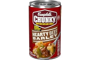 CAMPBELL’S CHUNKY Campbell's Chunky Soup, Hearty Beef and Barley Soup, 18.8 Oz Can