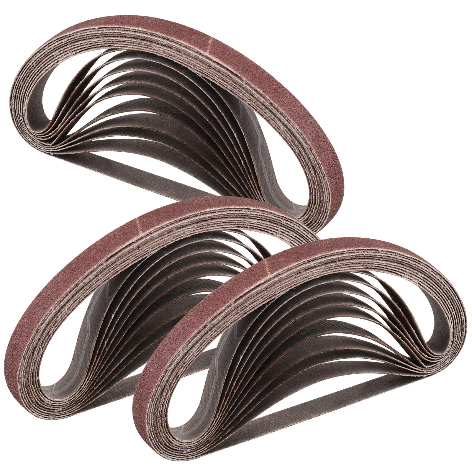 STEBRUAM Sanding Belt 10 x 330 mm,30PCS 100 Grit