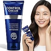 CHARMZONE Control Cream | Korean Face & Body Massage Cream for Gentle Exfoliation, Sebum & Pore Care, Deep Hydration, Smooth Radiant Skin, Professional K-Beauty Self-Massage | 5.07 oz