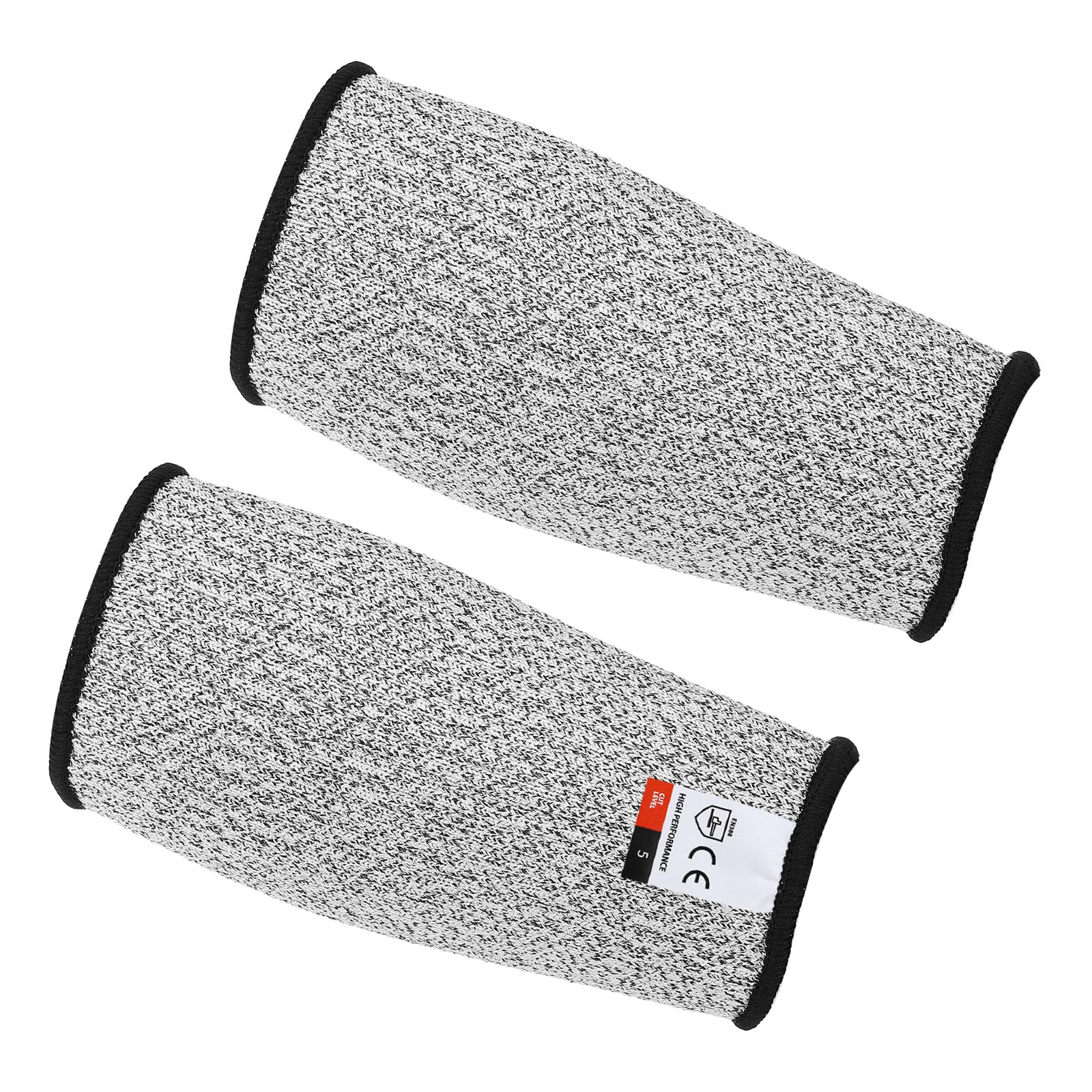 PATIKIL 8" Cut Resistant Sleeves, 1 Pair Level 5 Protection Arm Protectors Safety Arm Guard Thin Skin and Bruising for Men Women, Grey