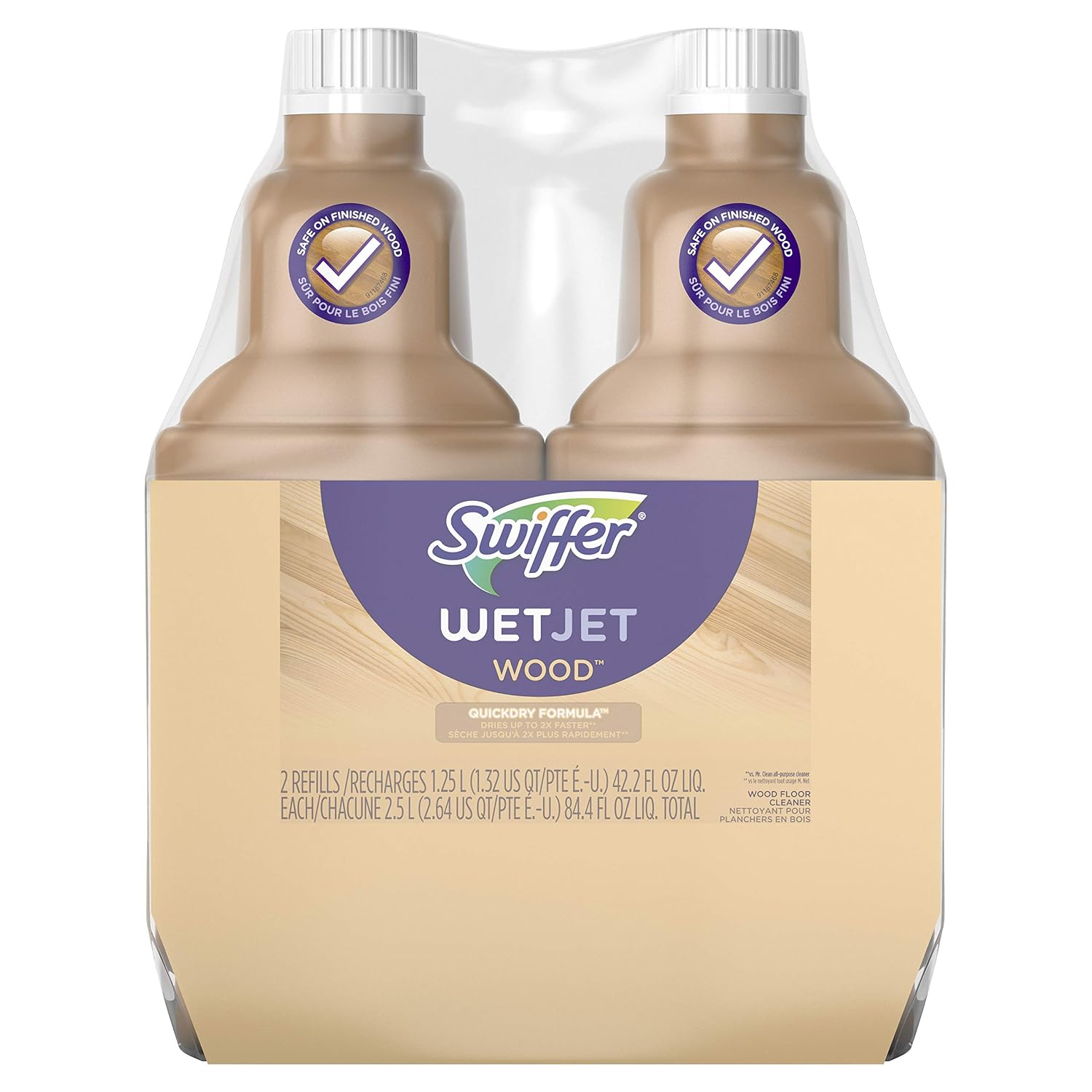 Swiffer WetJet Wood Floor Cleaner Solution Refill - 2pk (037000999256)