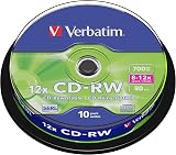 Verbatim 43480 12x CD-RW - 10 Pack Spindle 700MB 80 Min view 1