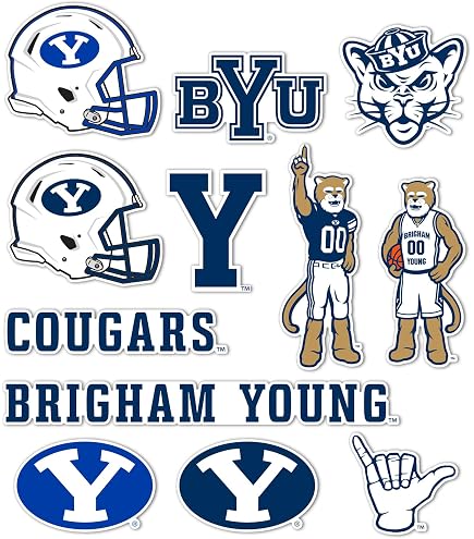 BYU Cougars Football Intensity Blue Officially Licensed T-Shirt : Clothing, Shoes & Jewelry