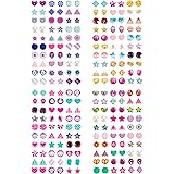 108 Strass En Forme De Cœur 10 Mm Autocollants - Rose Foncé | Pour Bijoux, Décoration, DIY, Saint-Valentin
