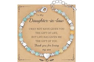 HiStock Daughter Bracelet Mothers Day Gifts for Mom Grandma Bonus Mom Charm Bracelet Jewelry Birthday Gifts for Granddaughter Sister Easter Gift