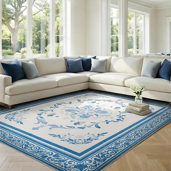 SOULFUL MEDIUM PILE 4X6 RUGS FOR LIVING ROOM...