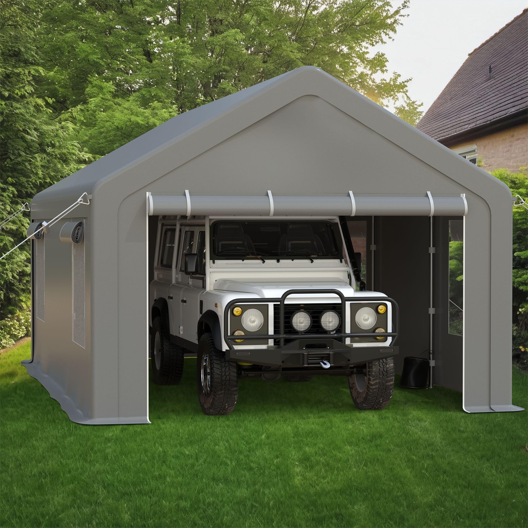 Mua Carport Heavy Duty 10x20Ft, Upgraded Portable Carport with 2 Roll