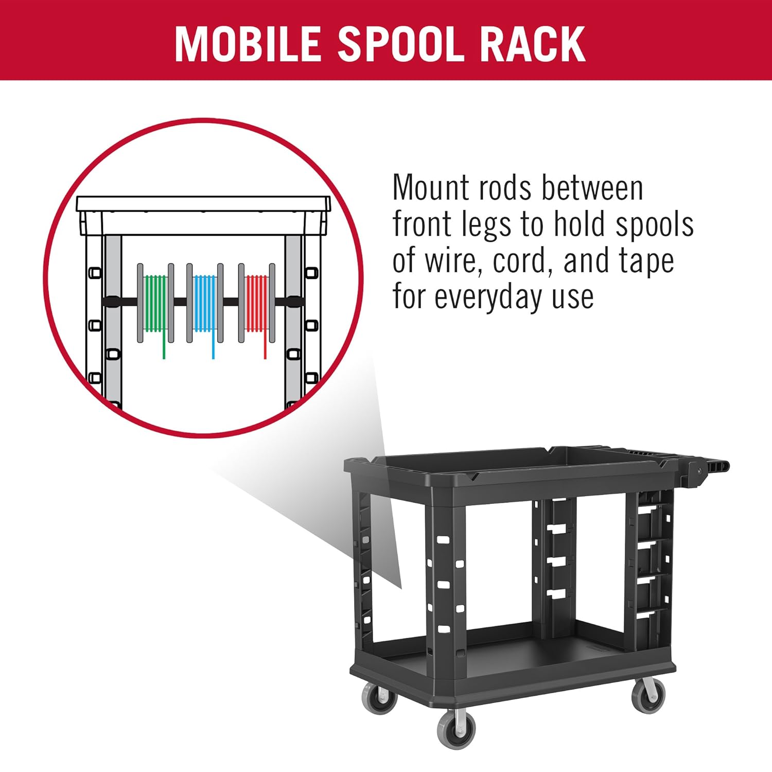 Heavy Duty 500 Pounds Load Capacity Suncast Commercial PUCSD2645
