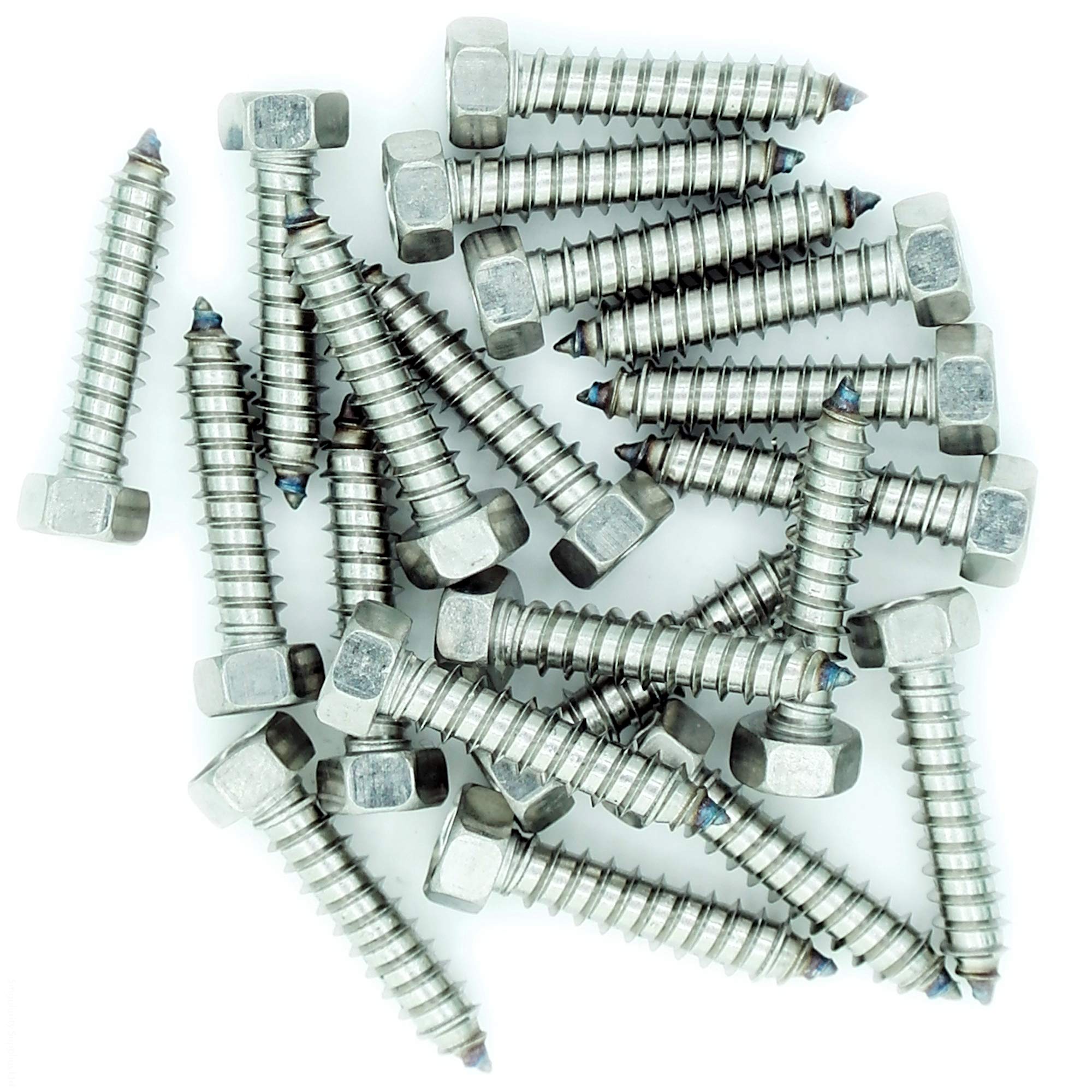 No.6 x 0.5 (3.5mm x 13mm) Hex Self-Tapping Screw - Stainless Steel (A2) (Pack of 20)