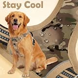 Funfox Dog Harness Medium No Pull Front Clip Reflective Camouflage Brown view 6