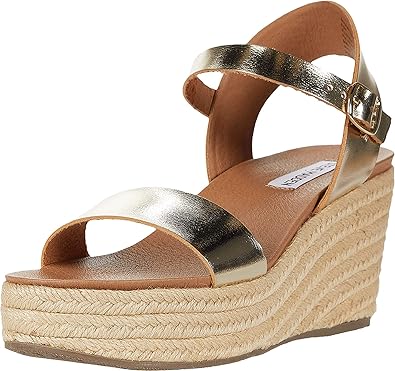 steve madden jewel espadrille wedge sandal gold