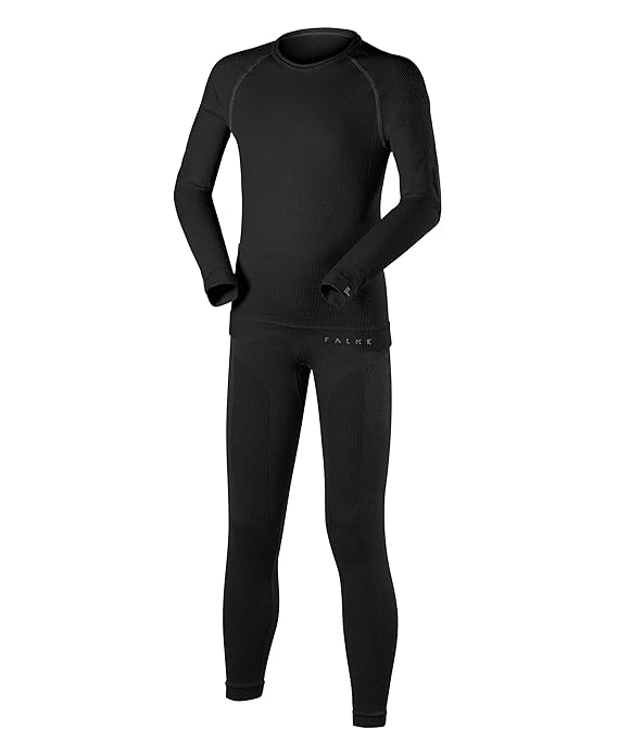 FALKE Kinder Ski Unterwäsche Set Shirt Long Sleeve and Tights Long
