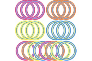 20 Pcs Outdoor Flying Disc 10 Inch Plastic Flying Ring Beach Pool Disc for Adults Lawn Backyard Outdoor Activities Playing To