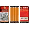 Koh-I-Noor Toison d'Or Graphite Pencil Artist Set, 8B-2H Degrees, 12 Pencils Per Tin, 1 Each (FA1502/11.12)