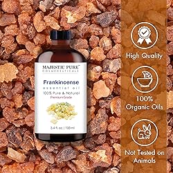 Majestic Pure Frankincense Essential Oil with Glass