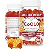 Lunakai USA Made CoQ10 Gummies for Adults 200mg – Coenzyme Q10 for Heart Health, Cellular Energy & Aging Support – Non-GMO, Vegan, 60ct