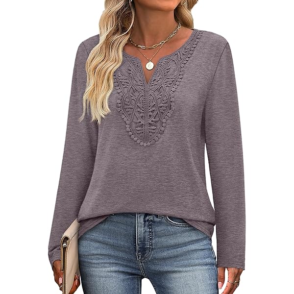 Playera Cuello Redondo Manga Larga Con Silueta Para Dama · 90% Algodón 10% Poliéster · Color Gris Jaspe | En Línea