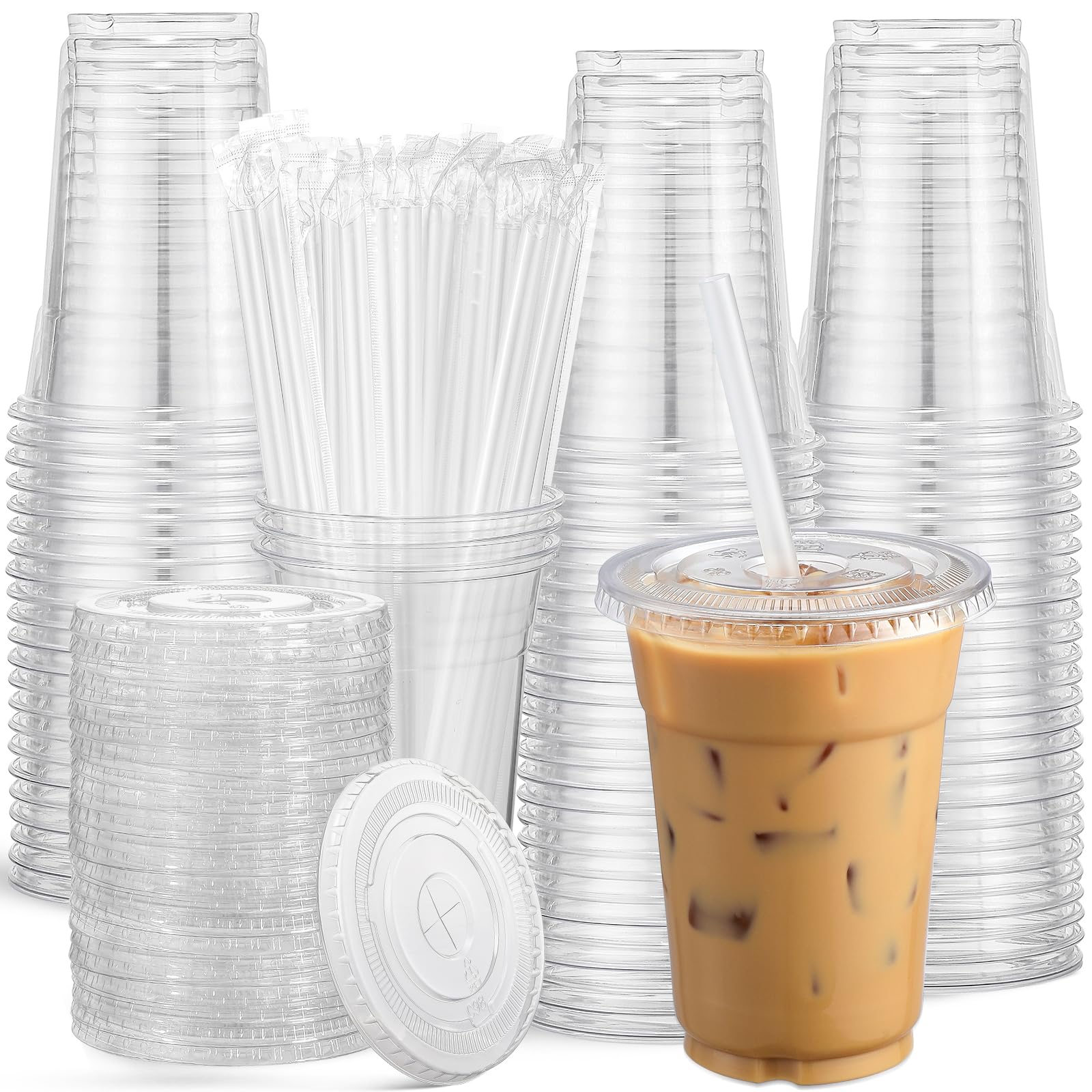 Plastic Reus Coff Cup W Lid 24/16Oz main image 0