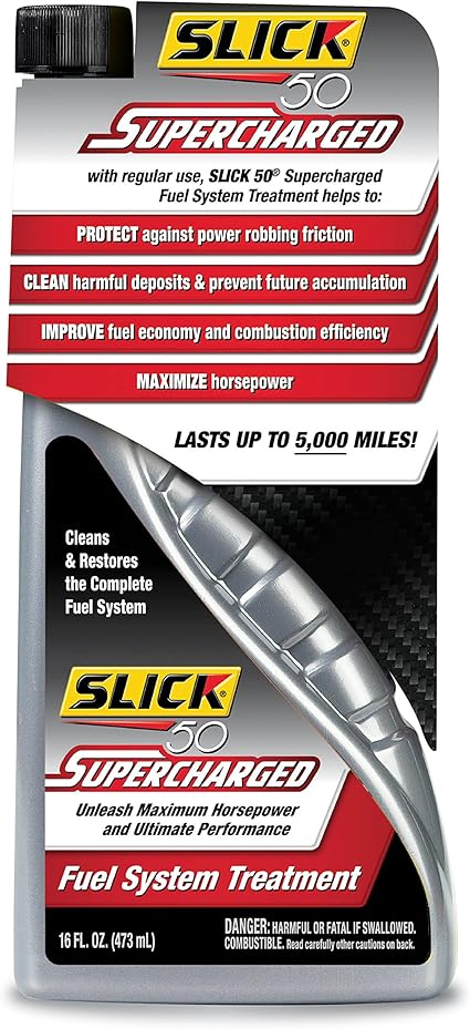 Amazon Com Slick 50 40206016 Supercharged Fuel System Treatment 16 Ounce Automotive