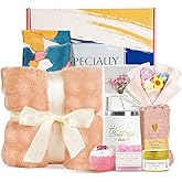 Get Well Soon Gift Baskets for Women - 12pcs Care Package with Cozy Blanket, Scented Candle, Tumbler | Thinking of You, Surgery Recovery Gifts for Her, Mom, Friend | Luxury Feel Better Gifts for Women