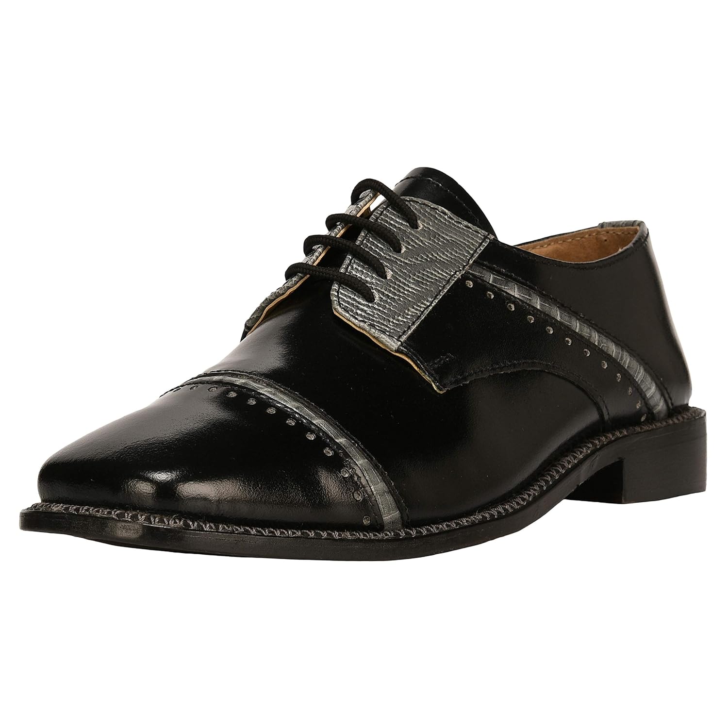 liberty fortune black formal shoes