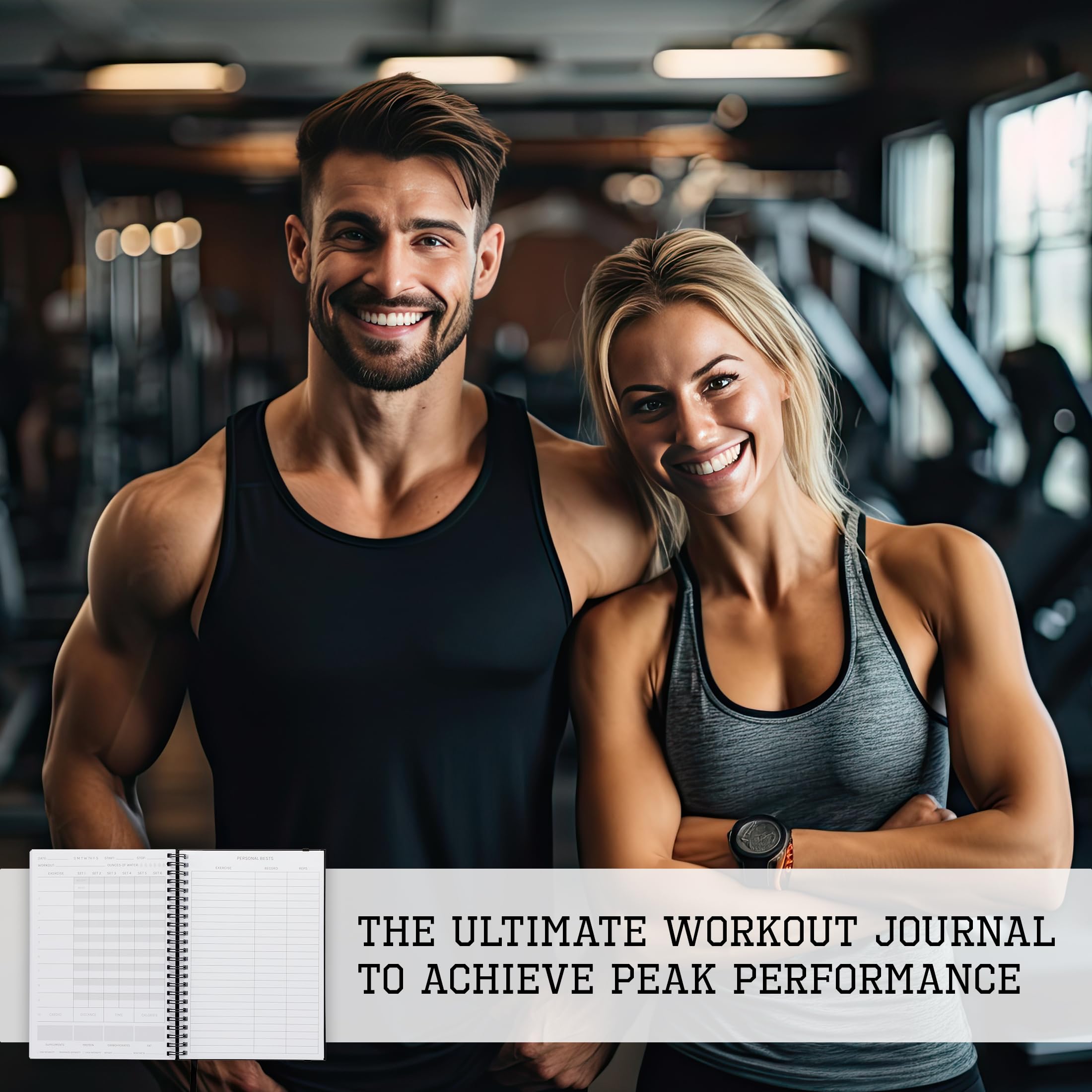 The Ultimate Fitness Journal for Tracking and Crushing Your Gym Goals - Detailed Workout Planner & Log Book For Men and Women - Great Gym Accessories With Calendar, Nutrition & Progress Tracker - Image 5