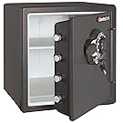 SentrySafe Fire and Water Safe, Extra Large Combination Safe with Dual Key Lock, 1.23 Cubic Feet, SFW123DSB