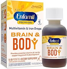 Enfamil Baby Vitamins Enfamil Poly-Vi-Sol 8 Multi-Vitamins & Iron Supplement Drops for Infants & Toddlers, Supports Growth & 
