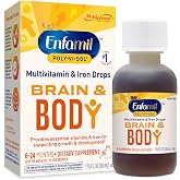 Enfamil Baby Vitamins Enfamil Poly-Vi-Sol 8 Multi-Vitamins &amp; Iron Supplement Drops for Infants &amp; Toddlers, Supports Growth &amp; Development, 50 mL Dropper Bottle