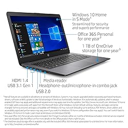 HP Stream 14-inch Laptop, Intel Celeron N4000, 4 GB