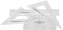 STAEDTLER Math Set - 4 pc Geometry Kit for Students