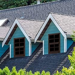 2 Pack 12" x 18" Brown Shed Window with Tempered