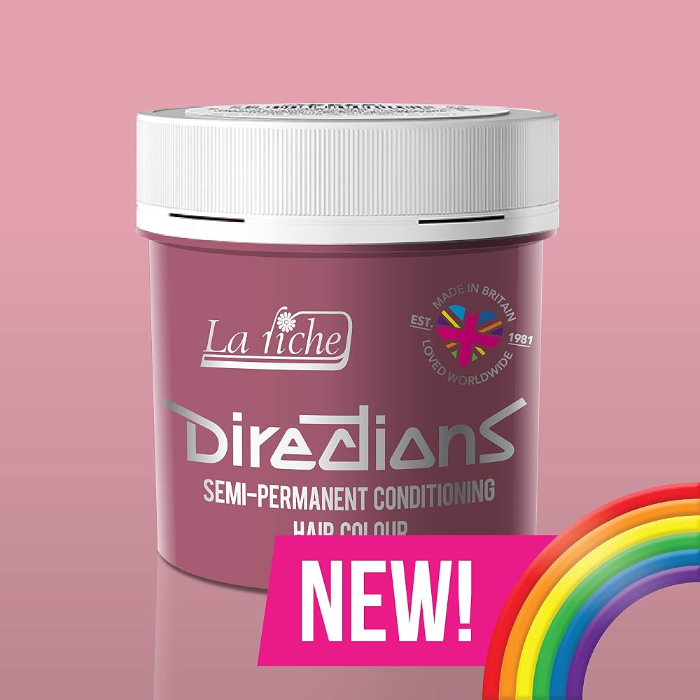 La Riche Directions Pastel Rose Hair Colour 4 x 88ml Semi-Permanent