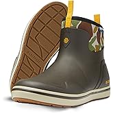 LaCrosse Alpha Men's Deck Boot 6-inch - Waterproof Rain Shoes - Slip-Resistant Deck Boots - Arch Support Men’s Ankle Footwear - Alpha Fit System - Kick-Off Heel Plate