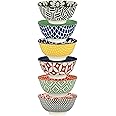 Certified International Soho Individual Porcelain Bowls, Set of 6, Multicolor