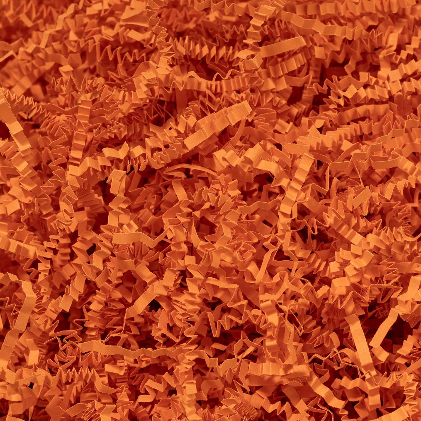 Mefleet 1 LB Crinkle Cut Paper Shred Filler Orange
