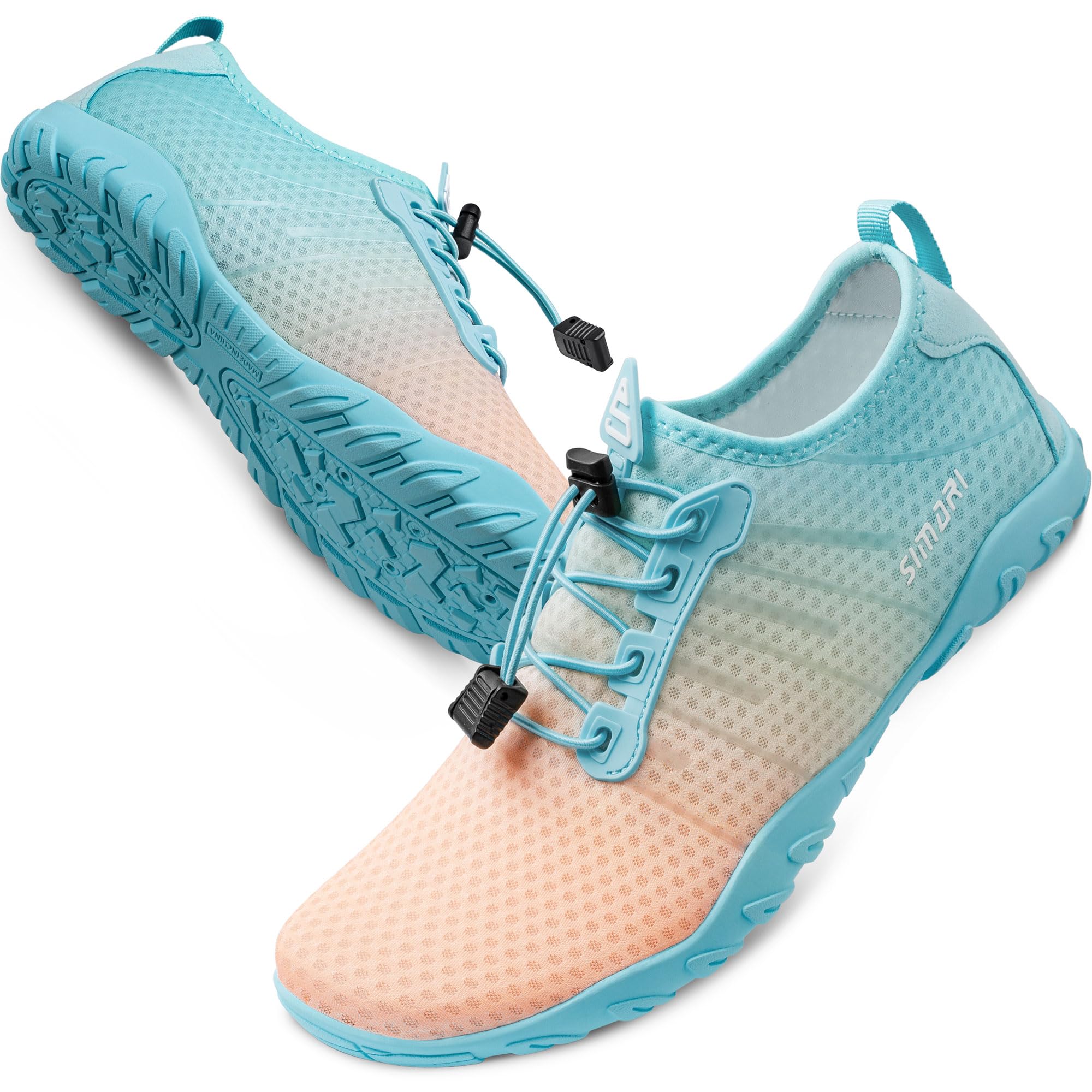 Photo 1 of ***(HEAVILY USED/ MINOR DAMAGE)***SIMARI Water Shoes for Women Men - Barefoot Quick-Dry Aqua Socks | Lightweight Swim Shoes for Surfing, Swimming, Beach Sports, Kayaking, Diving | Non-Slip Design